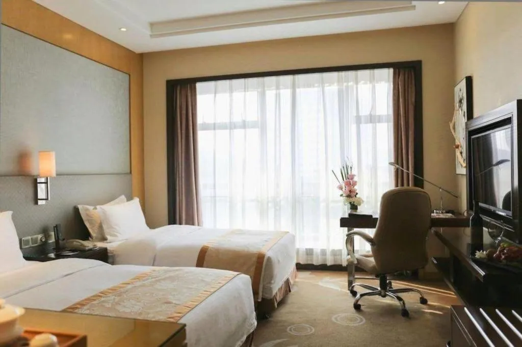Bed in Fliport Garden Hotel Xiamen Airport