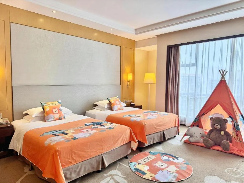 Bed in Fliport Garden Hotel Xiamen Airport