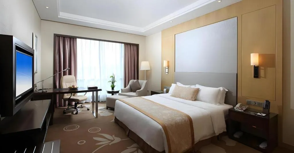 Bed in Fliport Garden Hotel Xiamen Airport