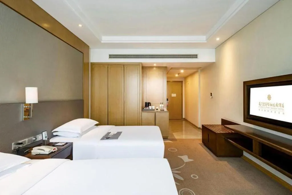 Bed in Fliport Garden Hotel Xiamen Airport