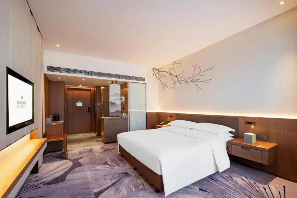 Bed in Fliport Garden Hotel Xiamen Airport