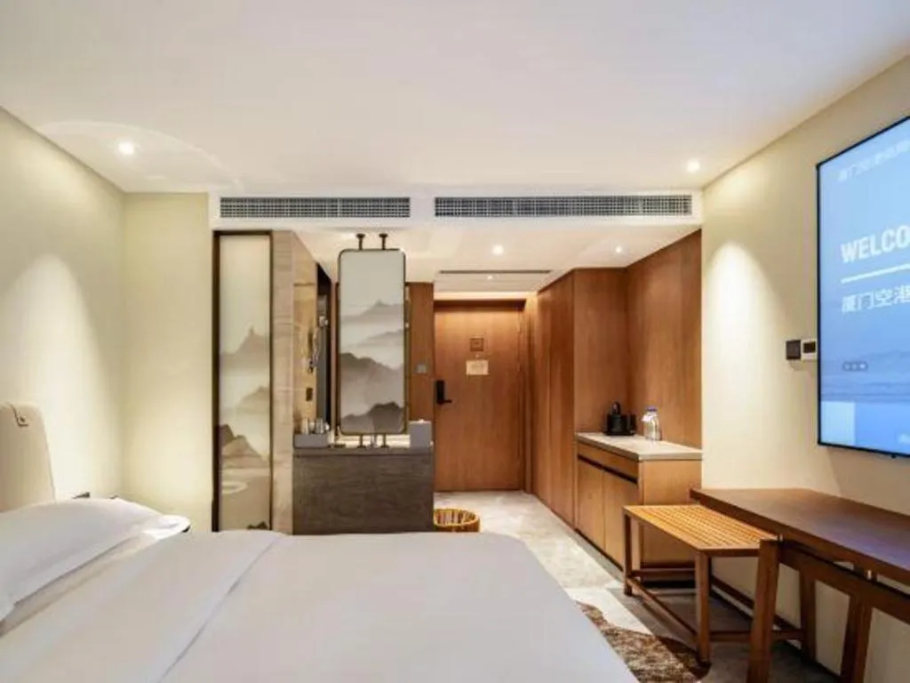 Bed in Fliport Garden Hotel Xiamen Airport