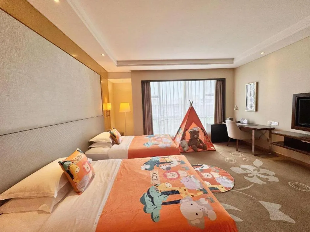 Bed in Fliport Garden Hotel Xiamen Airport
