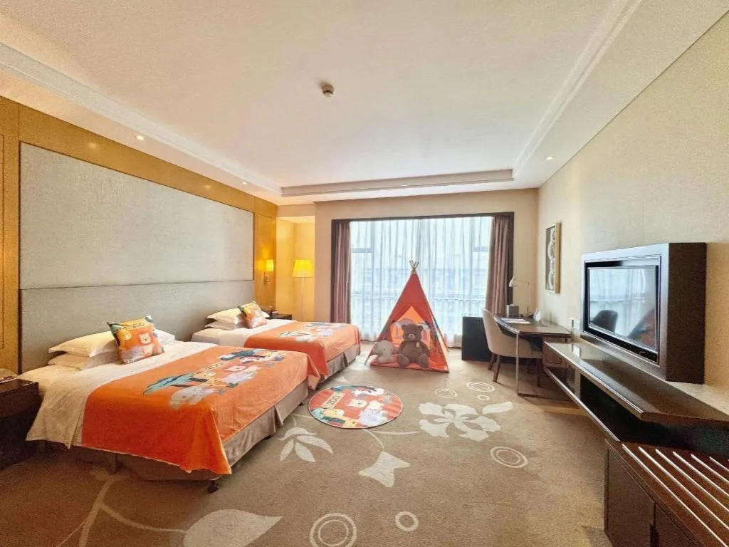Bed in Fliport Garden Hotel Xiamen Airport