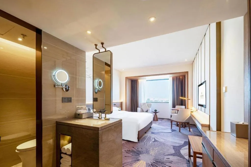 Bed in Fliport Garden Hotel Xiamen Airport