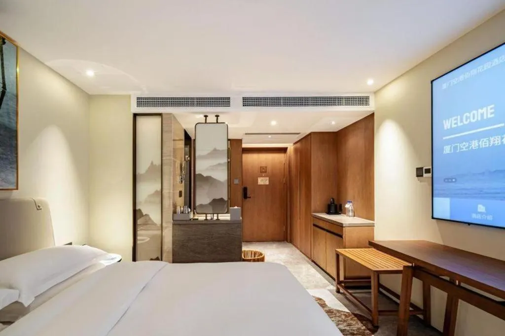 Bed in Fliport Garden Hotel Xiamen Airport