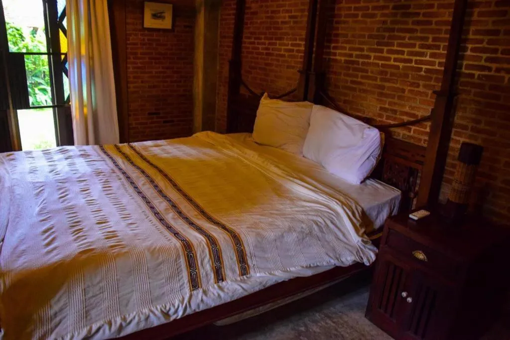 Bed in Baan Gong Kham Hotel