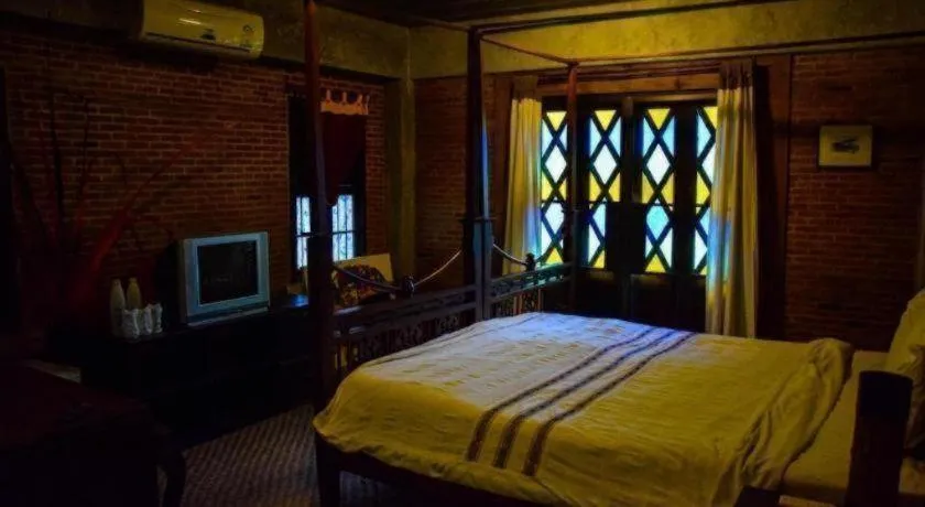 Bed in Baan Gong Kham Hotel