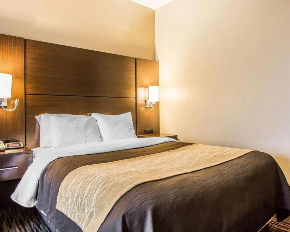 Bed in Quality Inn Dayton North - Vandalia