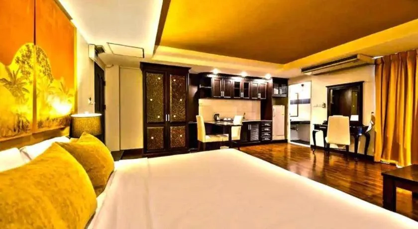 Bed in The Heritage Sathorn Suite Hotel