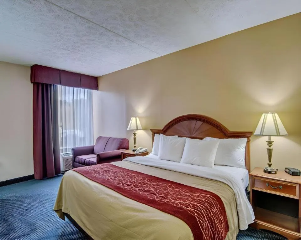 Bed in Quality Inn near Martinsville Speedway