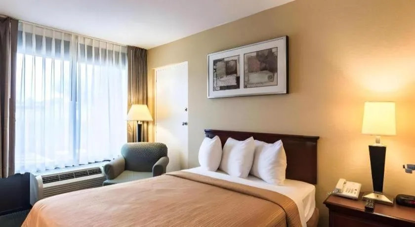 Bed in Quality Inn Manassas