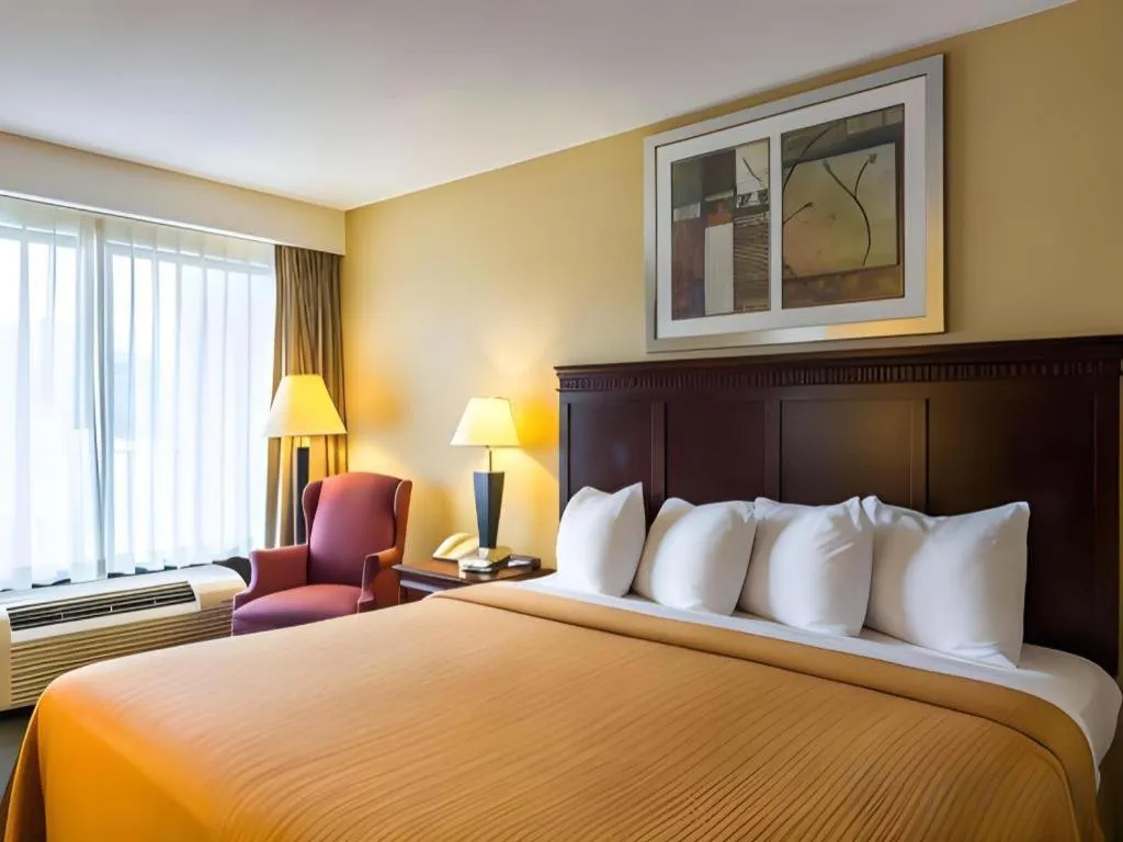 Bed in Quality Inn Manassas