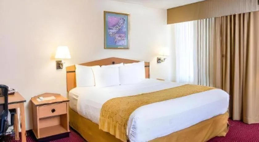 Bed in AmericInn by Wyndham Denver Airport