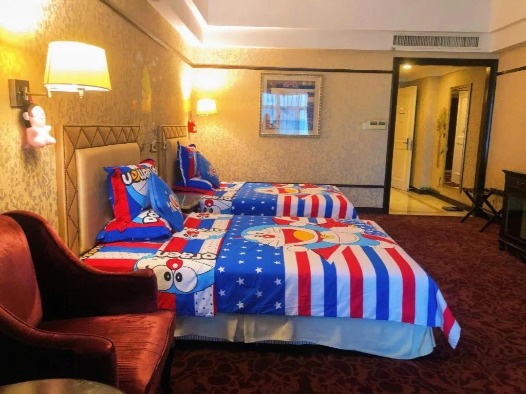 Bed in Country Garden Phoenix Hotel Changsha