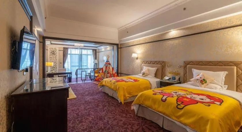 Bed in Country Garden Phoenix Hotel Changsha