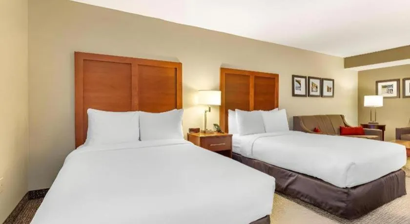 Bed in Comfort Inn Quantico