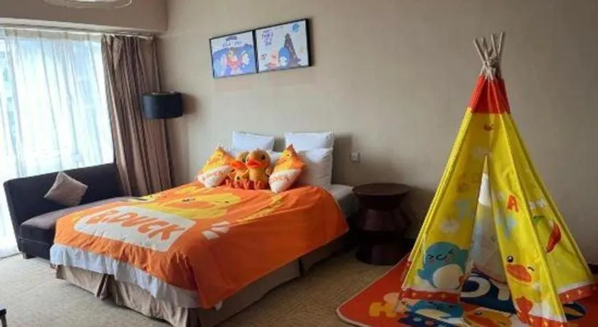 Bed in The Qube Shanghai Nanqiao