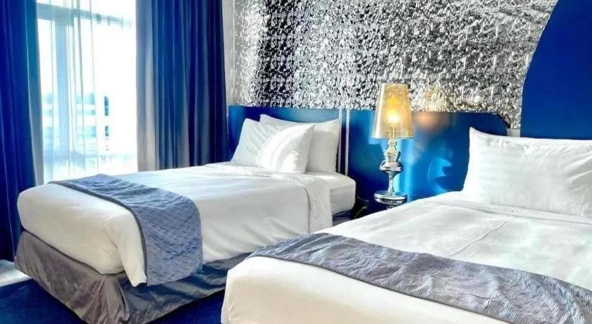 Bed in Glacier Hotel Khon Kaen