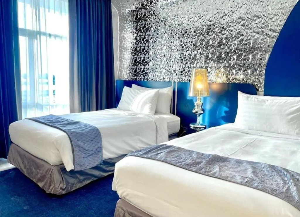 Bed in Glacier Hotel Khon Kaen