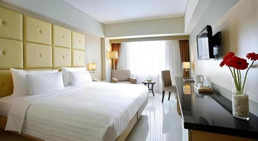 Bed in Hotel Santika Makassar