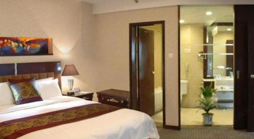 Bed in Wuhan Asia Hotel