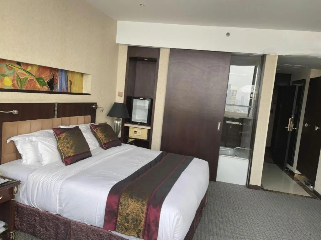 Bed in Wuhan Asia Hotel