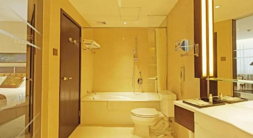 Bed in Wuhan Asia Hotel