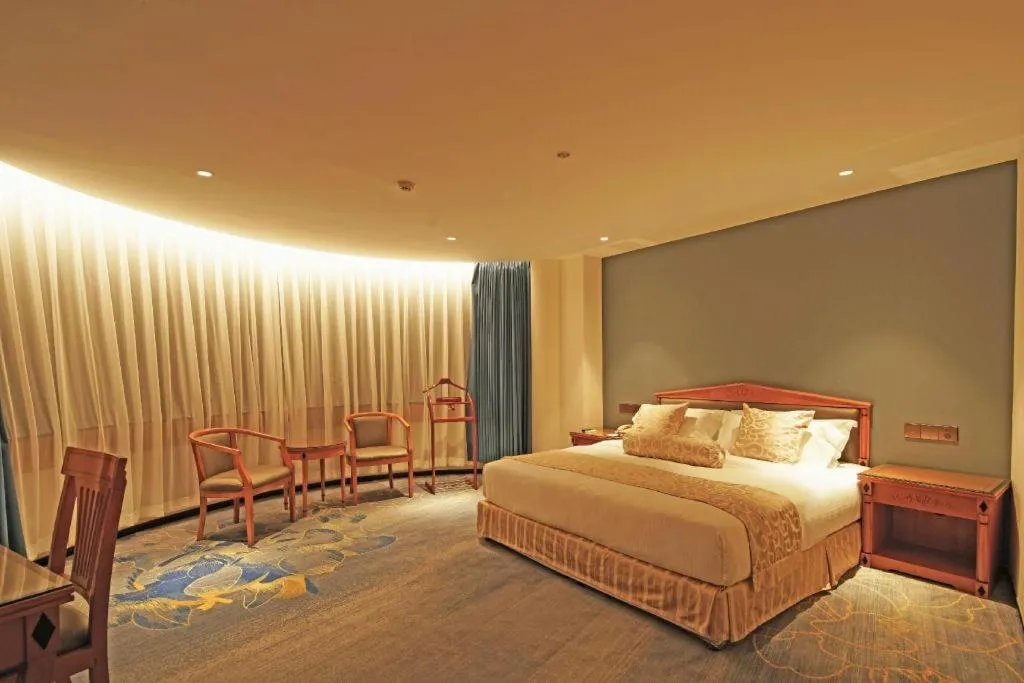 Bed in Wuhan Asia Hotel