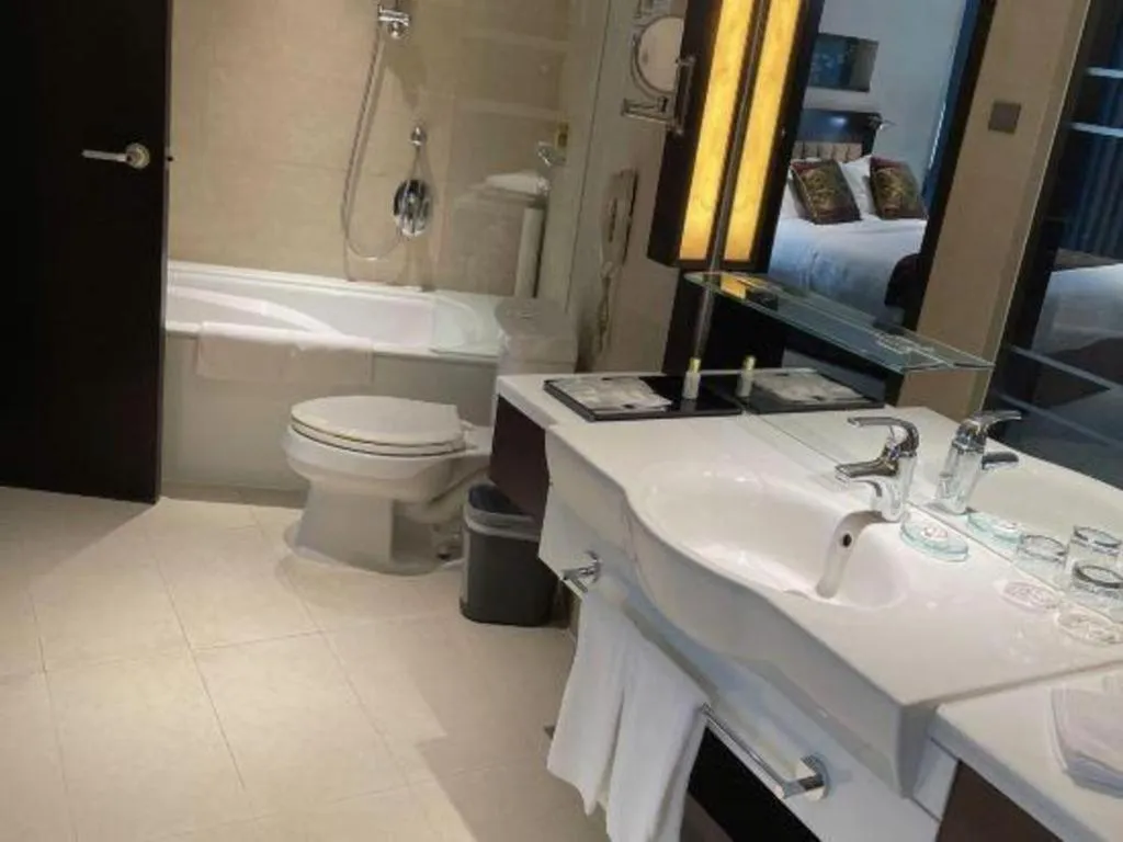 Bed in Wuhan Asia Hotel