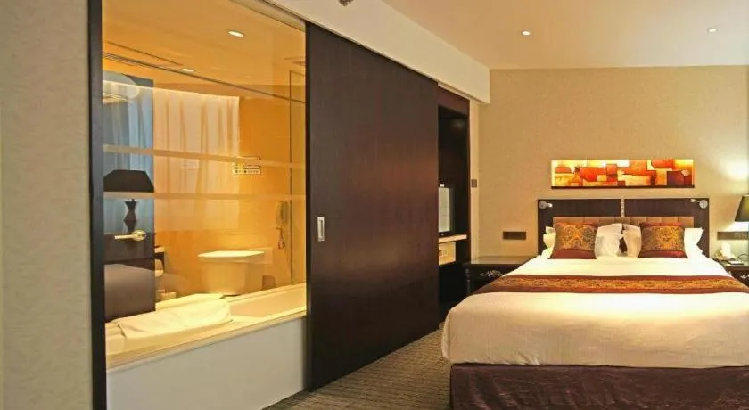 Bed in Wuhan Asia Hotel