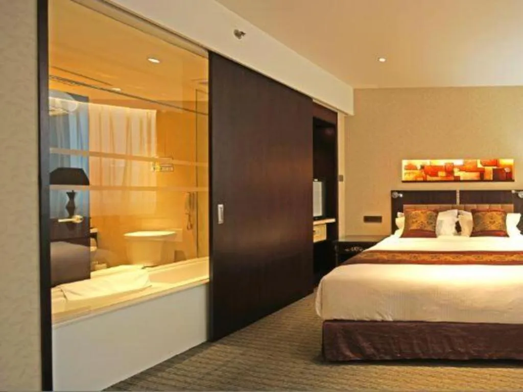 Bed in Wuhan Asia Hotel