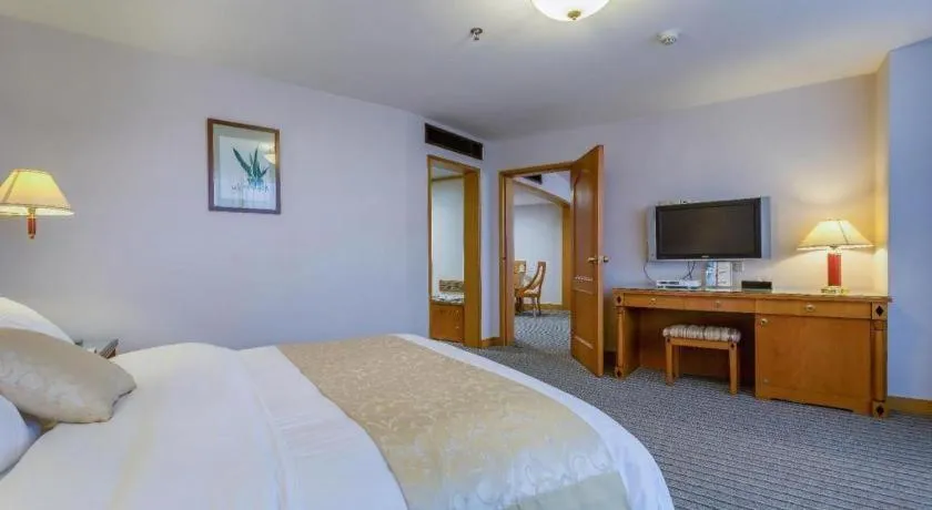 Bed in Wuhan Asia Hotel