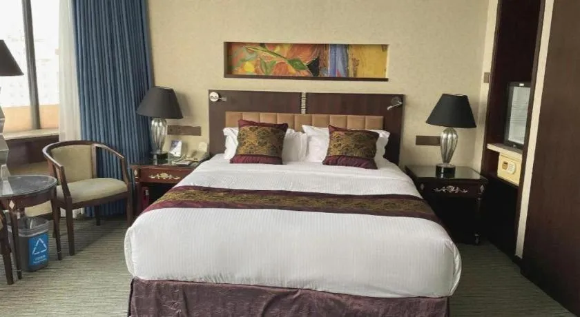 Bed in Wuhan Asia Hotel