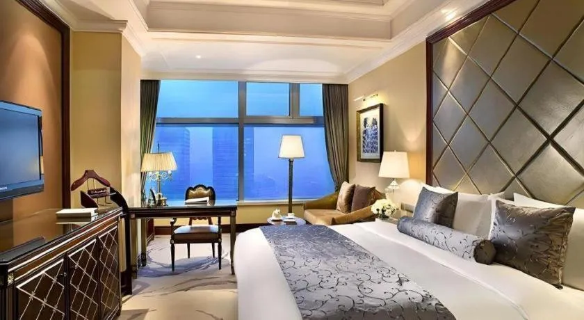 Bed in Beijing Liaoning Hotel