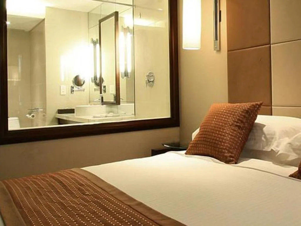 Bed in Beijing Liaoning Hotel