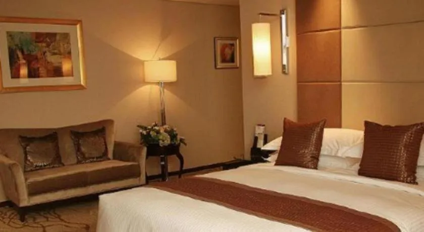 Bed in Beijing Liaoning Hotel