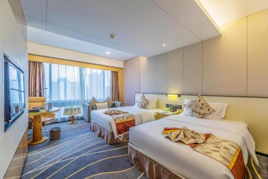 Bed in Changsha Huatian Hotel