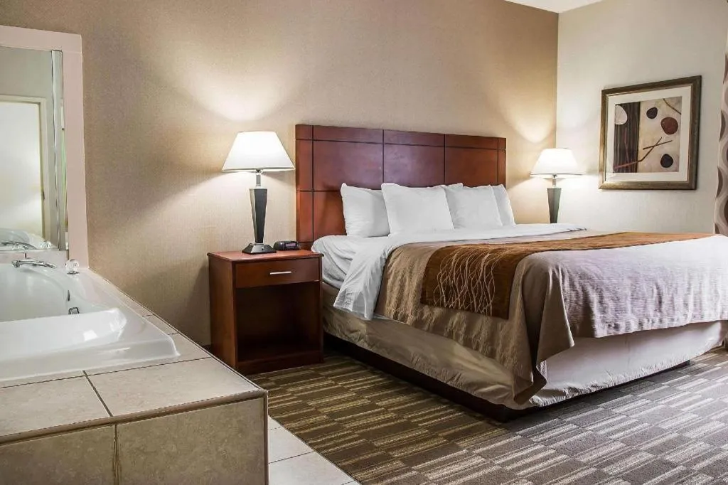 Bed in Comfort Inn & Suites University South