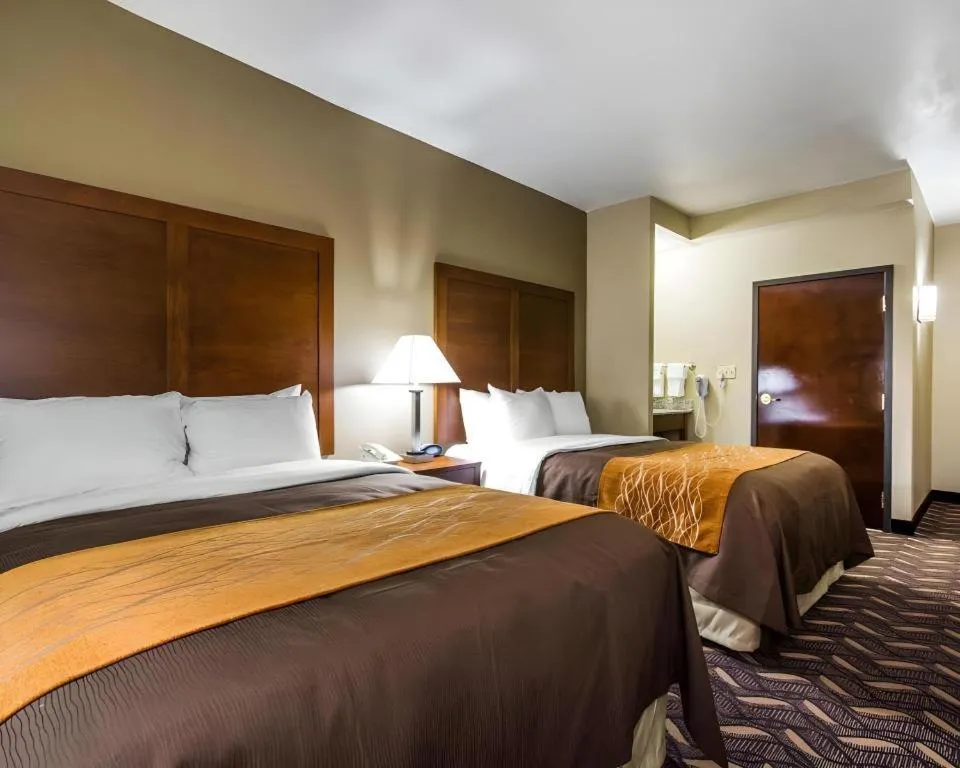 Bed in AmericInn by Wyndham Memphis East