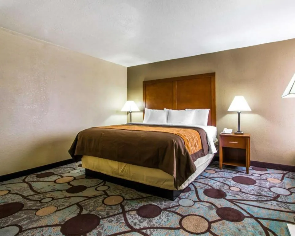 Bed in AmericInn by Wyndham Memphis East