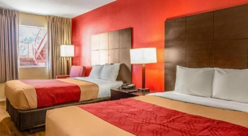 Bed in Econo Lodge Meridian South