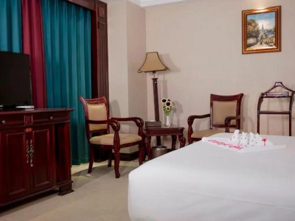 Bed in Changsha Mingchen International Hotel