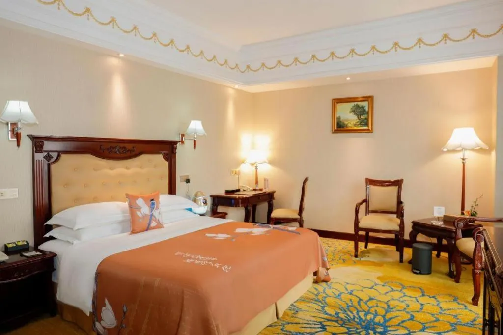 Bed in Changsha Mingchen International Hotel