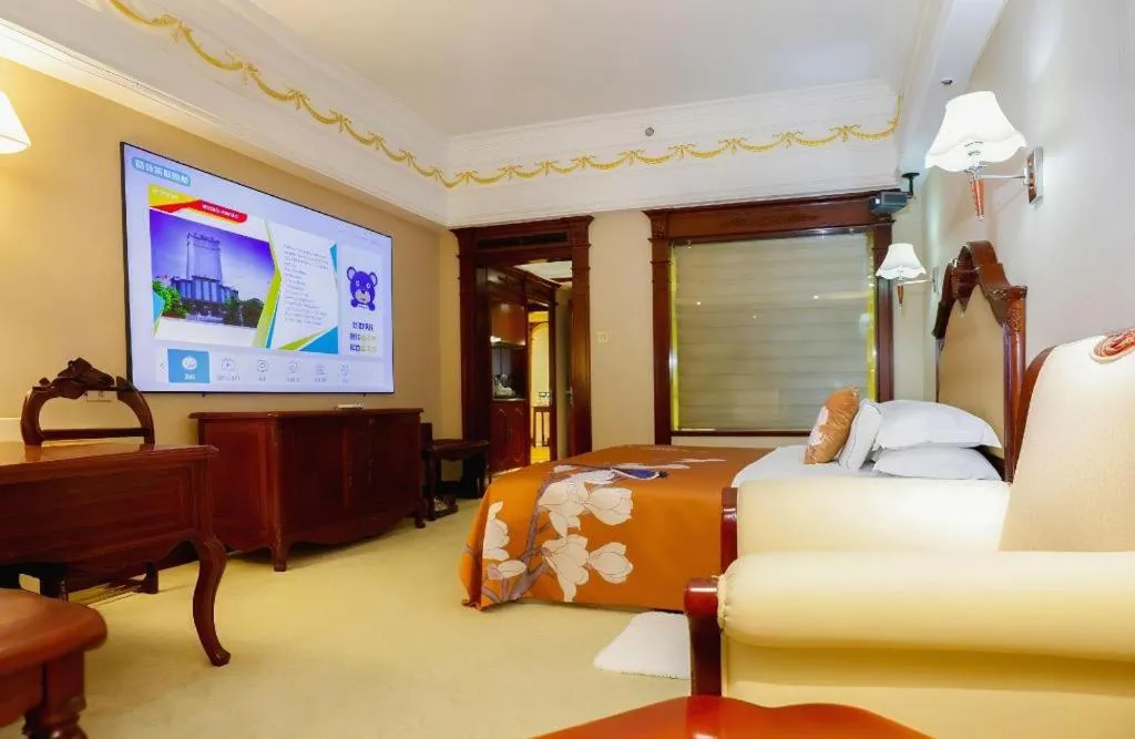 Bed in Changsha Mingchen International Hotel