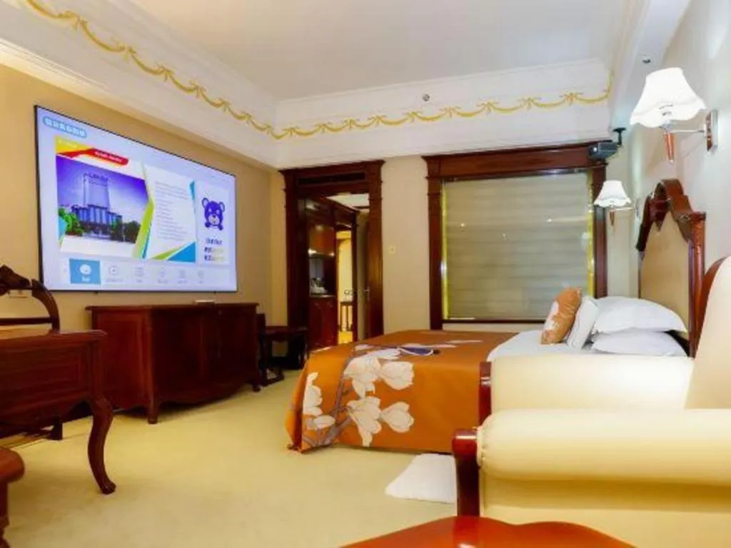 Bed in Changsha Mingchen International Hotel