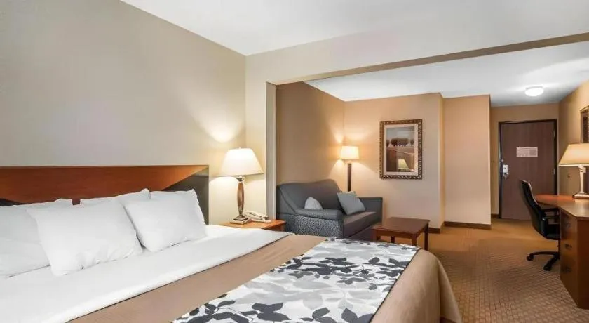 Bed in Rodeway Inn & Suites Salina South