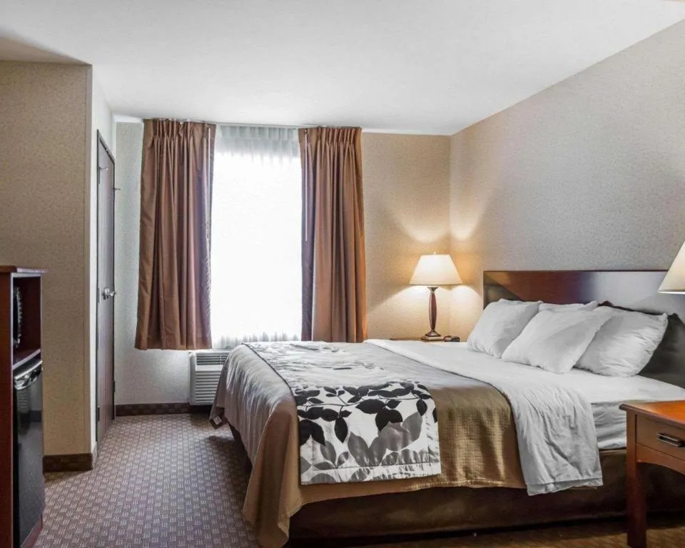 Bed in Rodeway Inn & Suites Salina South