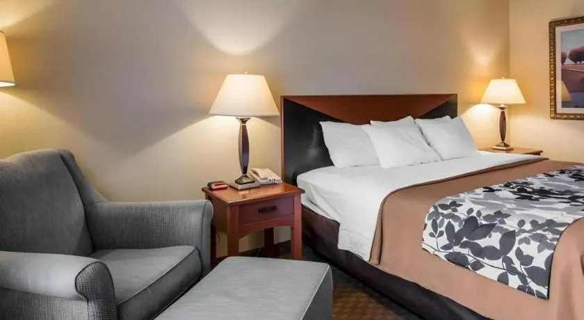 Bed in Rodeway Inn & Suites Salina South