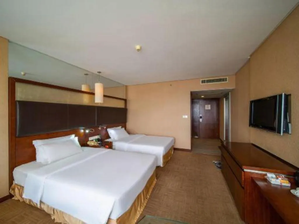 Bed in Changsha Xiaoxiang Huatian Hotel